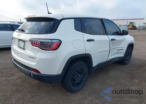 2021 Jeep Compass Sport Fwd из США, поврежденный, VIN 3C4NJCAB0MT518641